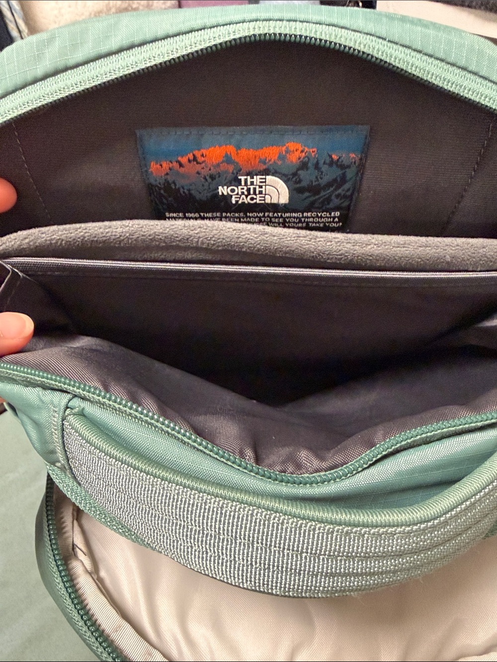 The North Face Surge Lux II Backpack - Teal - Picture 5 of 6
